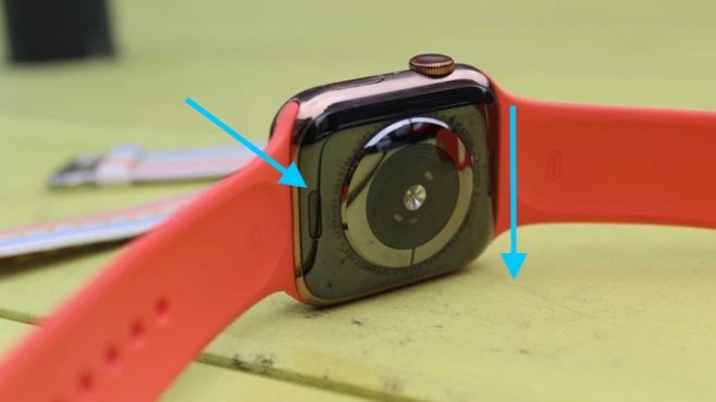 âHow to change an Apple Watch band photo 4