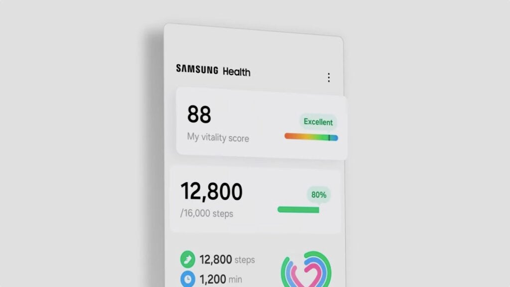 Samsung Health 2024 update my vitality score