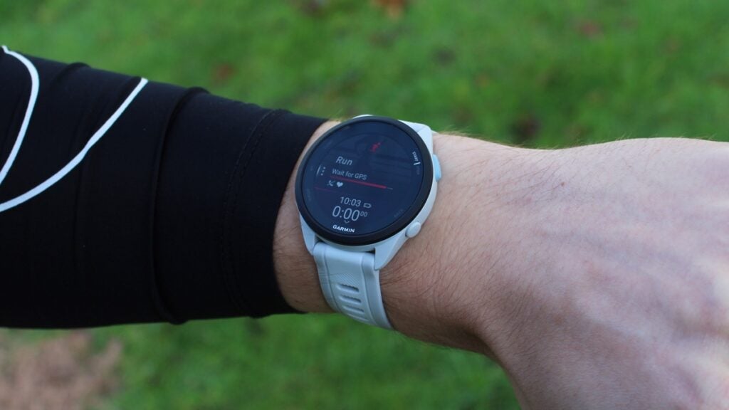 Garmin Forerunner 165 review GPS lock-on