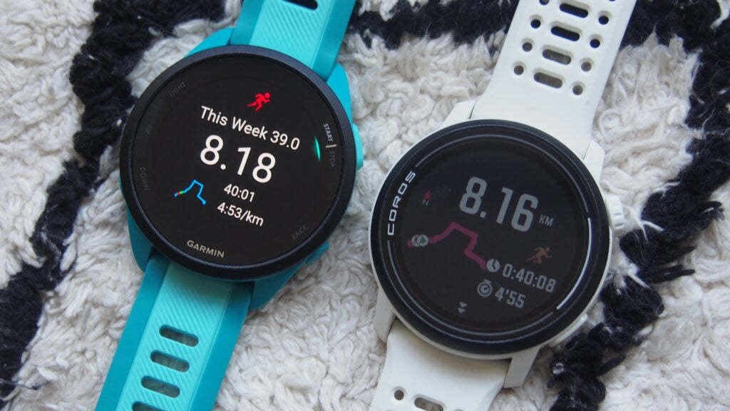 Garmin Forerunner 165 vs Coros Pace 3