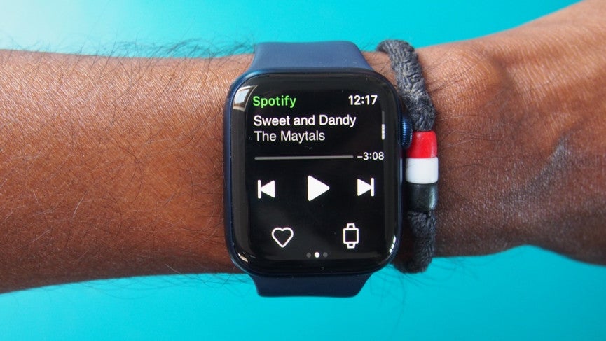 spotify control on apple watch